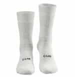chaussettes de sport respirantes fines et légères blanches