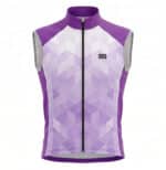 gilet coupe vent imperméable unisexe violet