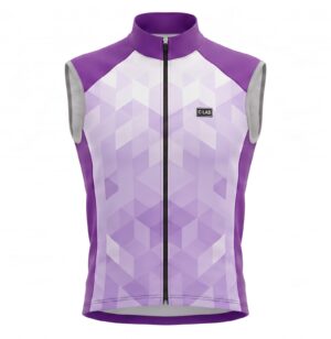 gilet coupe vent imperméable unisexe violet