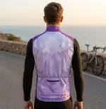 gilet cyclisme unisexe coupe vent imperméable