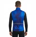 gilet sans manches cycliste bleu