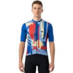 maillot de cyclisme homme haut de gamme bleu
