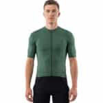 maillot de cyclisme unisexe vert foncé qualité Italie