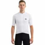 maillot cyclisme été unisexe blanc qualité pro