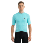 maillot cycliste unisexe lait à la menthe