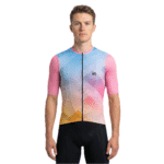 maillot vélo homme multicolore haut de gamme
