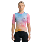 maillot de cyclisme unisexe haut de gamme multicolore