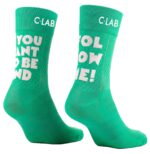 chaussettes vélo vertes